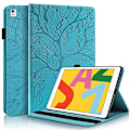 Miniatyrbillede 5 af 5: 10,2 tommer 9/8/7. generation iPad etui - Premium læderetui med automatisk søvn/vågnefunktion til iPad Air Blue