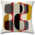 Miniatyrbilde 3 av 3: 4 stk Putesett Dekorative 45 X 45 Cm Putesett Bomullslin Putesett Kasteputetrekk Sofa Seng Bil Hjem Kontor Dekorative Kvadrat C