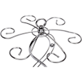 Miniatyrbilde 5 av 5: Vinstativ i rustfritt stål, elegant tørkestativ for glass / vinstativ / stiftholder