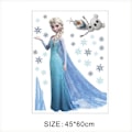Miniatyrbild 4 av 4: 1:a Frozen Disney Väggdekaler Frozen Vardagsrum Avtagbar Els