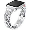 Pikkukuva 1 / 4: Yhteensopiva Apple Watch -ranneke 38/40/41 mm Hopea