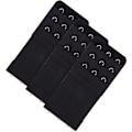 Miniatyrbild 1 av 6: 3-pack BH-förlängare för kvinnor 3 krokar 3 rader elastiska BH-förlängare elastiska BH-bandskrokar