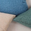 Miniatyrbilde 5 av 5: Putevar i lin-look for hjemmet, dekorative, til sofa, soverom, bil, med glidelås Green 40*40cm