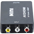 Miniatyrbillede 1 af 5: Wii HDMI-adapter, Wii til HDMI 720/1080p HD-konverteradapter med 3,5 mm lydoutput, Wii 2 HDMI-konverter til Wii-skærm Beamer TV
