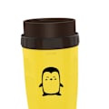 Miniatyrbild 5 av 5: Bärbar Coverless Twist-mugg med isolerad kaffekopp i rostfritt stål penguin yellow