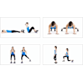 Miniatyrbillede 7 af 7: Dobbeltsidede Glidende Diske Core Sliders Ultimate Core Trainer Gym, Tæppe og Hårdt Gulv Øvelses Glidende Diske Dobbelt Hjem Blue