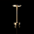 Miniatyrbilde 3 av 5: Trådløs skrivebordslampe dimbar metall USB oppladbar skrivebordslampe - 1 stk - Perfet Gold Gold