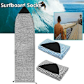 Pikkukuva 4 / 4: Surfboard-sukkasuojus, 8ft nopeasti kuivuva joustava surffilaudan laukku, jossa kiristysnyörisuljin ja pehmustettu nenäsuoja surffauslisävarusteet