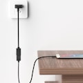 Miniatyrbillede 4 af 5: Universal USB 3.0 Forlængerkabel med 90 graders bøjning til hjemmet og kontoret 2m Down Bend