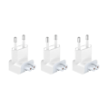 Miniatyrbilde 1 av 4: 3 stk Apple-Macbook reiseadapter kompatibel (EU) Hvit