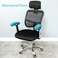 Miniatyrbilde 4 av 7: Armlenestopp for kontorstol, fleksible puter Dark blue