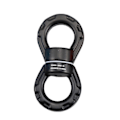 Miniatyrbild 1 av 5: Aerial Dance Swing Spinner Hängare Swing Swivel För Utomhusbruk Black