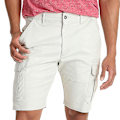 Miniatyrbillede 1 af 2: Herre Shorts Sommer Casual Multi Lommer Lige Ben Korte Bukser White 2XL