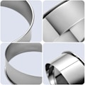 Miniatyrbild 5 av 7: Keksformset Runda kakformar Biscuit Pastry Cutters Bakform Ringform Dumpling Cutter Rostfritt stål