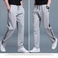 Miniatyrbilde 5 av 5: Joggebukser Herre Bukser Stor Størrelse Løse Casual Student Joggebukser Herre Rett Bukser Lange Bukser dark grey 3XL
