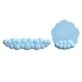 Miniatyrbild 1 av 11: Molnformad handledsstöd och musmatta set ergonomisk smärtlindring söta skrivbordstillbehör halkfri uppsättning himmelsblå Sky blue