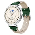 Miniatyrbillede 2 af 5: 18MM Læder Nylon Rem Til Huawei Watch GT 5 Pro 42m GT 5 41mm GT 4 41mm GT 3 42mm Kvinder Komposit Multicolor Green