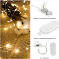 Pikkukuva 5 / 8: LED-keijufigut paristokäyttöiset, 6 kpl 2M 20 LED mikrolankakeijufigut makuuhuoneen purkkilaseille hääjuhliin Warm White 6pcs