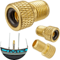 Miniatyrbilde 1 av 5: Sykkelventil adapter, 3 stk, DV/SV til AV, adaptere for Dunlop & Presta ventiler, for å pumpe opp dekk på biler og sykler