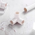 Miniatyrbillede 4 af 5: 8 stk. PVC-rørforbindelse 3-vejs albuefittings til PVC-møbelrørfittings Drivhusramme Teltforbindelse