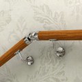 Miniatyrbild 5 av 5: 4-delad väggmonterad handledarfäste, rostfritt stål handledarhållare för trappor