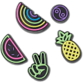 Miniatyrbillede 1 af 4: Unisex LED Fun 5-pak skosmykker, One Size