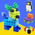 Miniatyrbillede 4 af 5: 100 stk Matematik Forbindelseskuber Talblokke Sammenlåsende Multilink Tælleblokke (Bedst) Sæt b