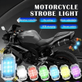 Miniatyrbillede 4 af 5: Høj lysstyrke trådløs LED-lommelygte 7 farver Cool modifikationslys til natkørsel vibrationsføler dobbeltlampe vibration sensor double lamp