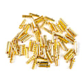 Miniatyrbillede 1 af 8: 50 stk. snørebåndshoveder Aglets DIY snørebåndsreparations snørebåndsspidser guld
