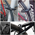 Miniatyrbild 6 av 8: Cykellås, 4-siffrigt lösenordslås för cykel, bärbart stöldskyddscykellås, återställningsbara kombinationer, 4-siffrig kodlås