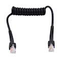 Miniatyrbilde 1 av 5: UT-019-1.0M RJ45 Hann til Cat6 Hann 8P8C UTP Strekkbar Spiral Kabel LAN Ethernet Nettverkskabel 100