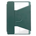 Pikkukuva 3 / 5: Samsung Galaxy Tab A9+ 360° kääntyvä läpinäkyvä älykäs nahkakotelo näppäimistöllä S20241230512 Dark Green