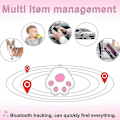 Miniatyrbillede 3 af 5: 4 stk GPS-sporingsenheder, søde kæledyrslokalisatorer, bærbare sporingsenheder (blå, sort, pink, grøn) (,)