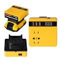 Miniatyrbild 4 av 5: Multifunktionell Strömomvandlare DC 18V till 220V Inverteradapter Strömförsörjning Inverter för 18V 20V Batteri