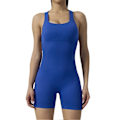 Miniatyrbillede 3 af 5: Personlig Slimming Jumpsuit Shorts Åndbare Hurtigtørrende Shorts til Træning Cykling Brown S