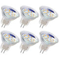 Pikkukuva 1 / 5: 6 kpl MR11 LED-polttimoa GU4-kohdevalopolttimoa 3W 18LED (kylmä valkoinen)