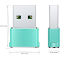 Miniatyrbild 2 av 5: 3-pack USB C-adapter, Typ C hona till USB A hane laddningskabelkonverter för Apple Watch Ultra iWatch Series 8 7 9, iPhone 11 13 14 16 Plus Max Pro