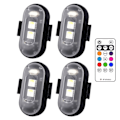 Miniatyrbild 1 av 10: 8 färger LED stroboskopljus flygplansljus 4PCS 4PCS 4Pcs 4Pcs