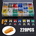 Miniatyrbillede 1 af 4: 220 stk Bilsikringer, Mini Bilskringer Dele + Medium Bilskringer Dele