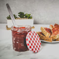 Miniatyrbillede 2 af 6: Glas syltetøjsglas | Sæt med 12 | Bred mund 380 ml glasbeholderkrukker lufttætte sylteglas | Hjemmelavet syltetøj, marmelade og chutneykrukke
