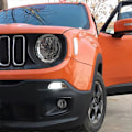Miniatyrbilde 5 av 5: 2 stk Xenon Hvite LED Pærer Dagkjørelys DRL Passer for Jeep Renegade 2015  12V 6000K