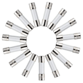 Miniatyrbillede 4 af 5: T3.15AL250V 5x20mm 3,15A 250V Langsom Blæsning Sikringer 3,15 Amp 250 Volt 0,2 x 0,78 Tommer Glasrør (Pakke med 20 stk)