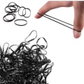 Miniatyrbild 1 av 7: 500 st gummisnoddar, elastiskt hårband, litet hårband, transparent hårband, håregummi, transparent hårband, litet elastiskt band Black