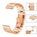 Miniatyrbilde 5 av 5: Remme for Garmin Forerunner 255 i rustfritt stål med spenne Rose Gold Silver