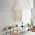 Miniatyrbild 5 av 5: Makramé Lampskärm Hängande Pendellampa Skydd Modernt Bohemiskt