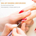 Miniatyrbild 5 av 5: 5 st nagelkonstborstar nagelprickverktyg nagelkonstpennor nagelrittnings penna med borr för nagelkonstverktyg
