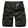 Miniatyrbild 1 av 3: Herr Sommar Utomhus Rak Tactical Shorts Combat Dragkedja Botten Cargo Halvbyxor Army Green 36