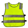 Miniatyrbillede 1 af 4: 2 stk. Reflekterende sikkerhedsveste til børn yellow