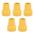 Miniatyrbillede 1 af 8: 5 stk. enkeltvinklede spidser 3/4 tommer imiteret dækstruktur konserveringsmiddel skridsikker gummi 19mm krykkespidser til håndkrykke