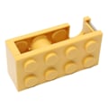 Miniatyrbillede 3 af 8: Tape Dispenser Sød Byggeklods Form Nem Skæring Bord Tape Holder til Skole Kontor Arbejdsværelse Gul